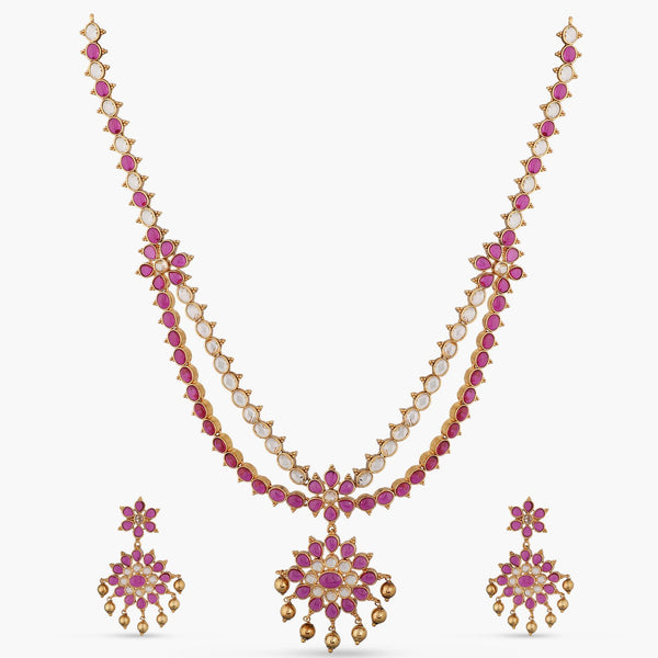 Buy Sky Full Of Stars Two-Layered CZ Necklace Online in India