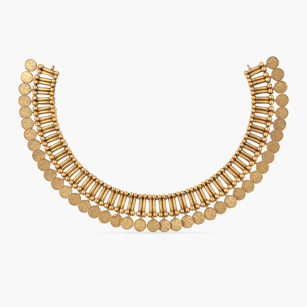 Odina Gold Plated Tribal Necklace