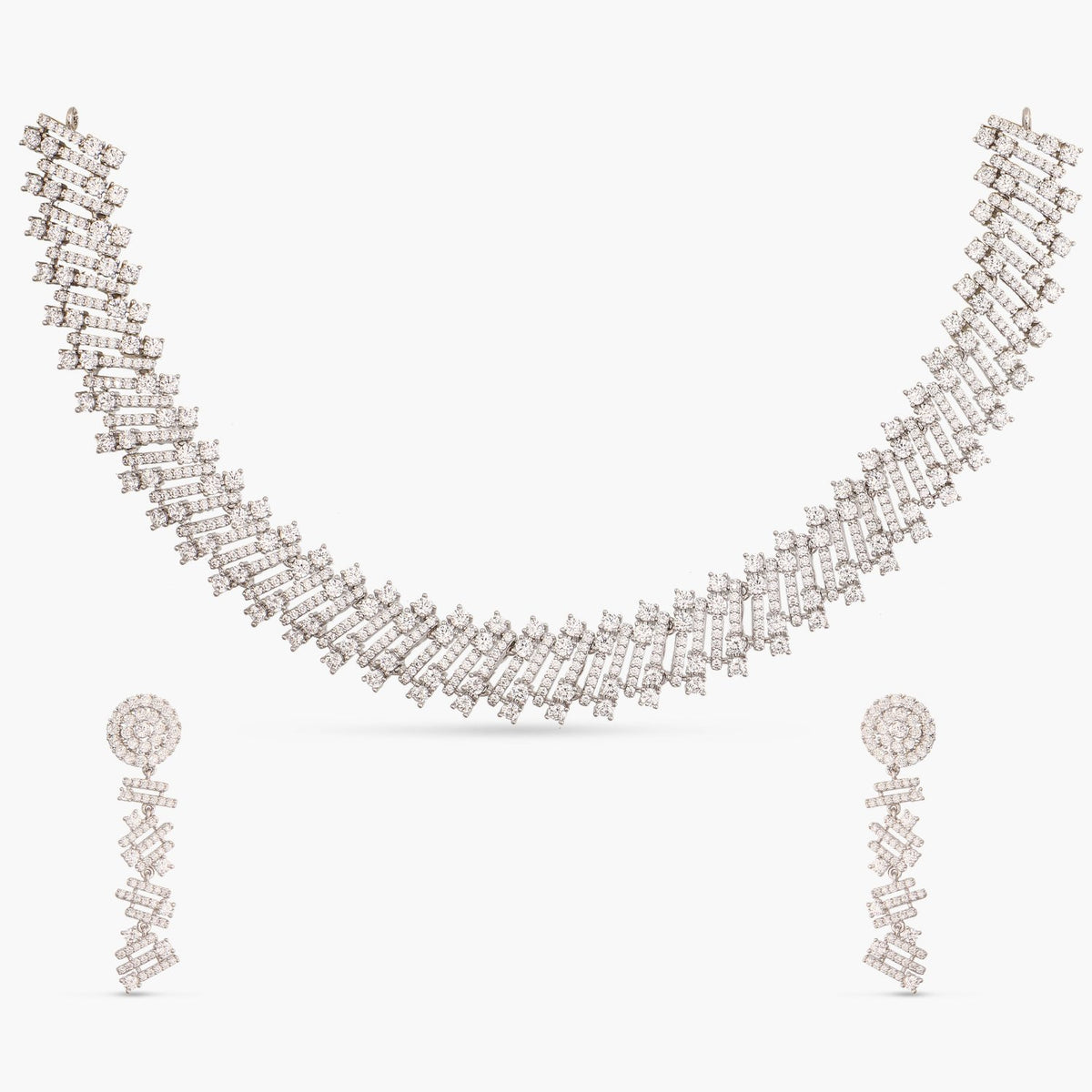 Elara Radiance CZ Necklace Set