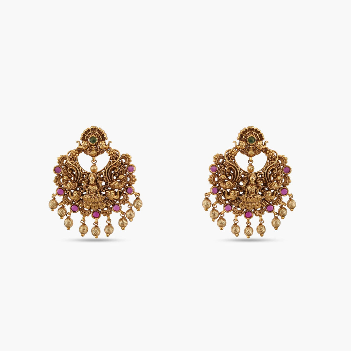 Lakshita Antique Chandbali Earrings