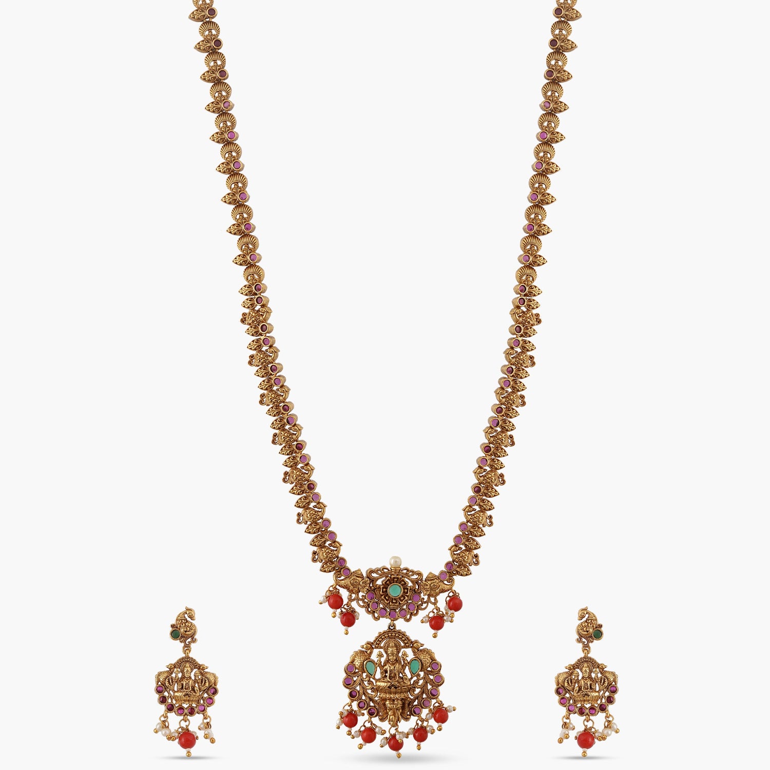 Padmaja Antique Long Necklace Set