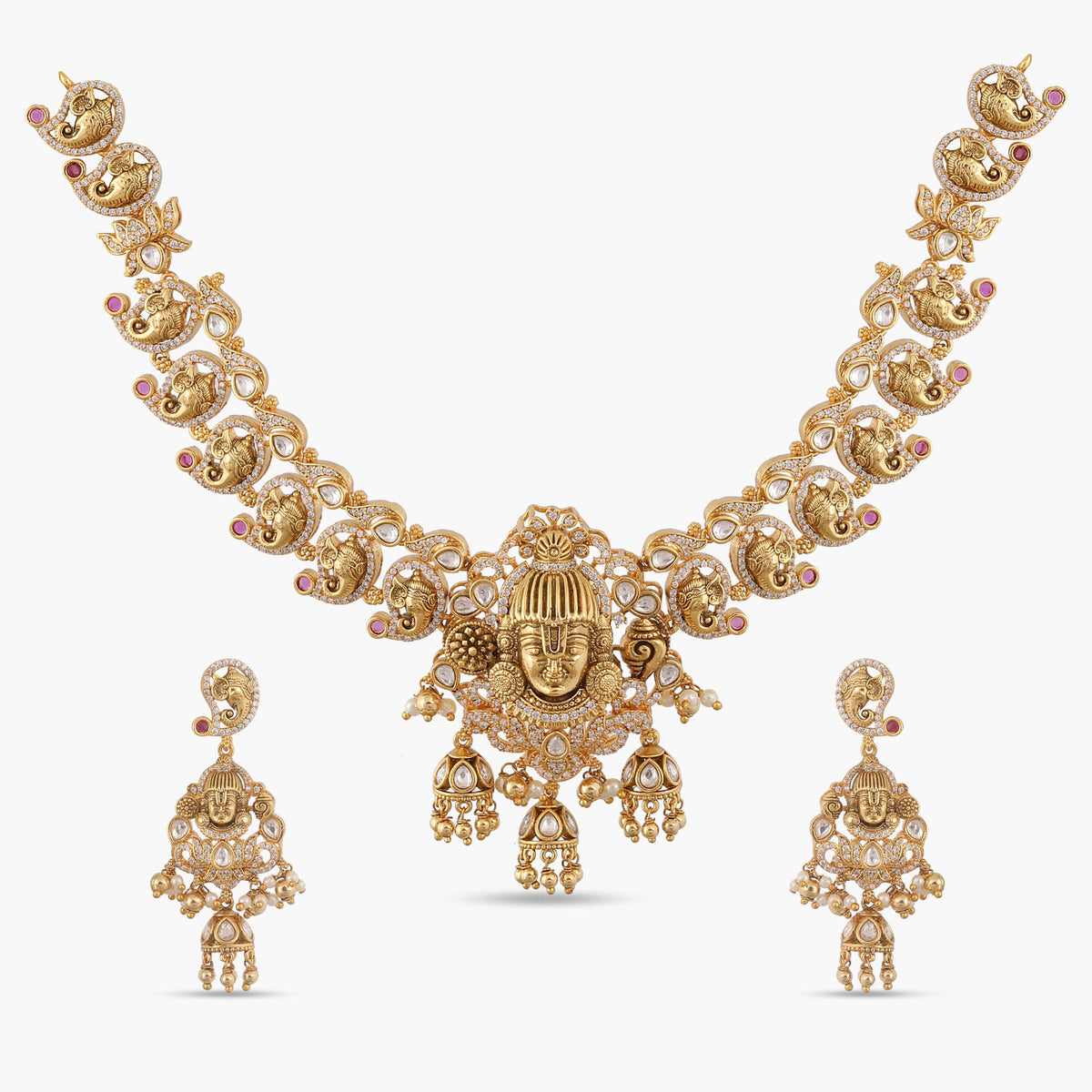 Ajaya Antique Statement Necklace Set