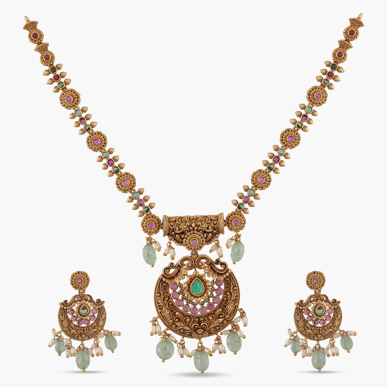 Samhita Antique Necklace Set