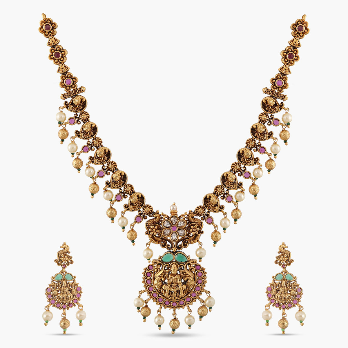 Lakshavi Antique Necklace Set