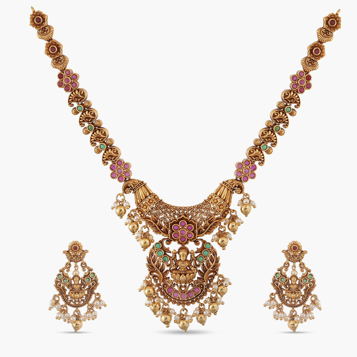 Bhavani Antique Necklace Set