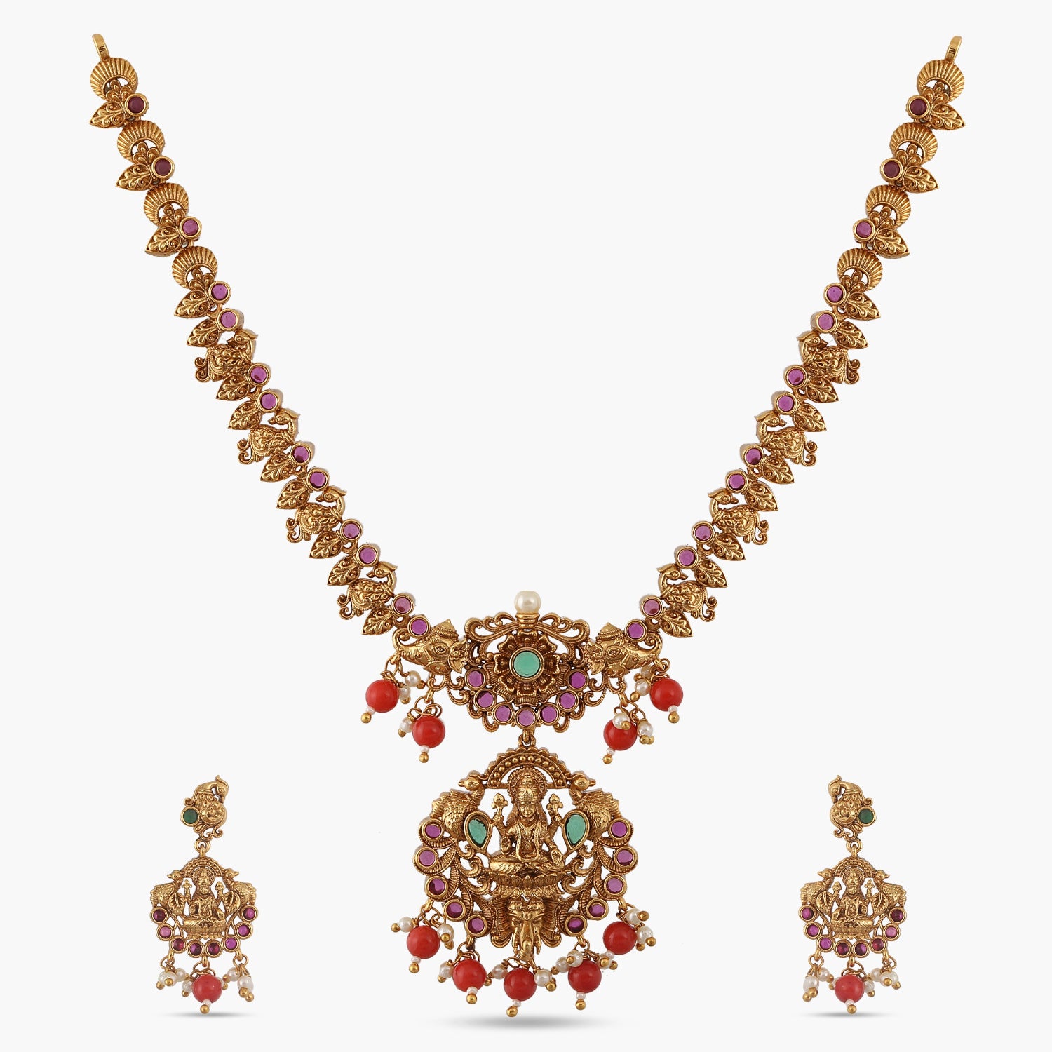 Lakshmika Antique Necklace Set