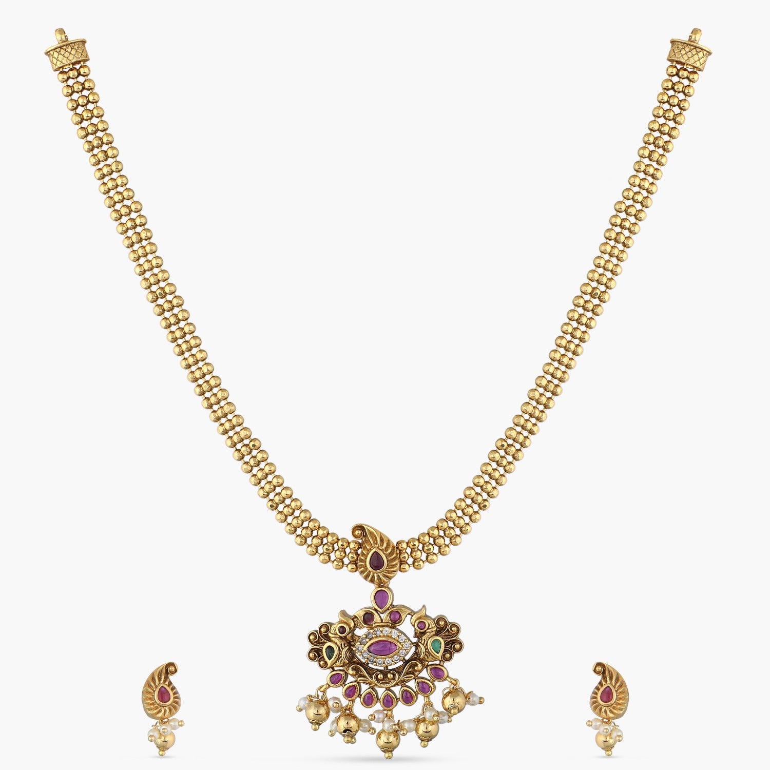 Buy Iksula Antique Necklace Set