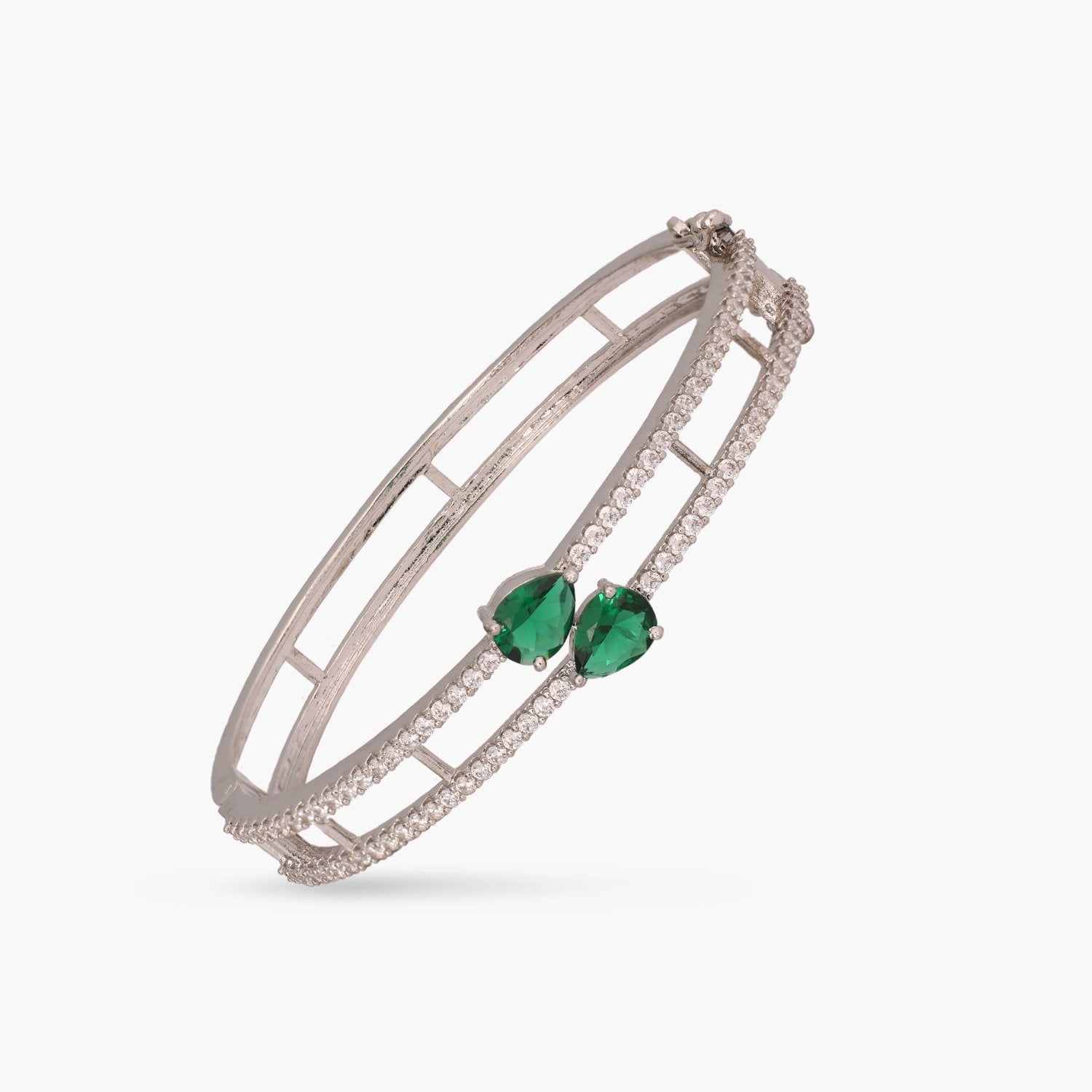 Lahari Nakshatra CZ Green Bracelet