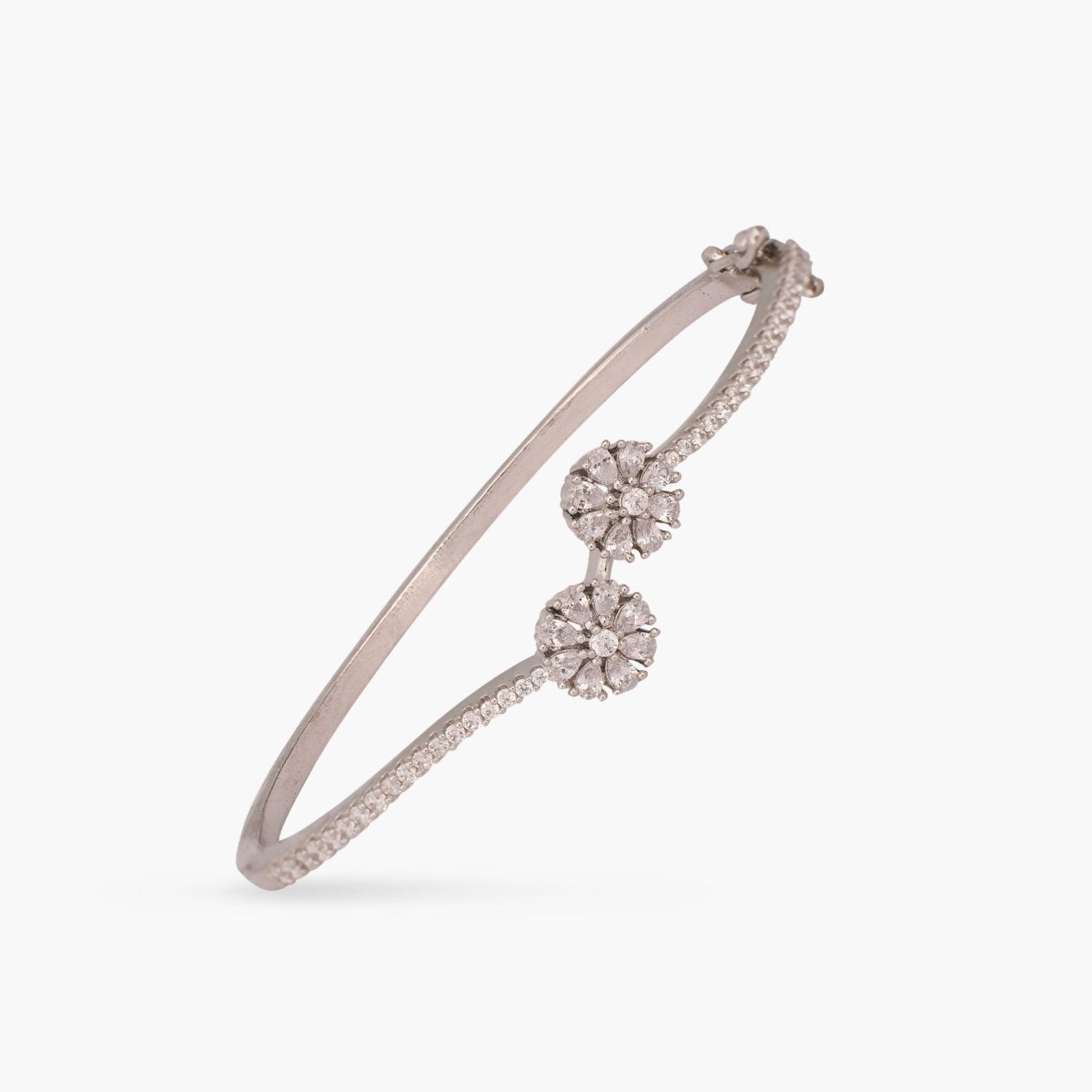 Luna Nakshatra CZ Rhodium Plated Bracelet