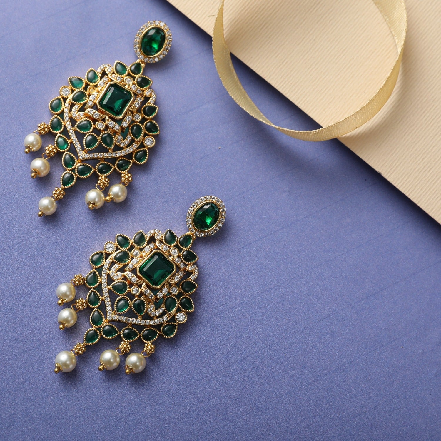 Tara Silver Kundan Earrings – Totapari