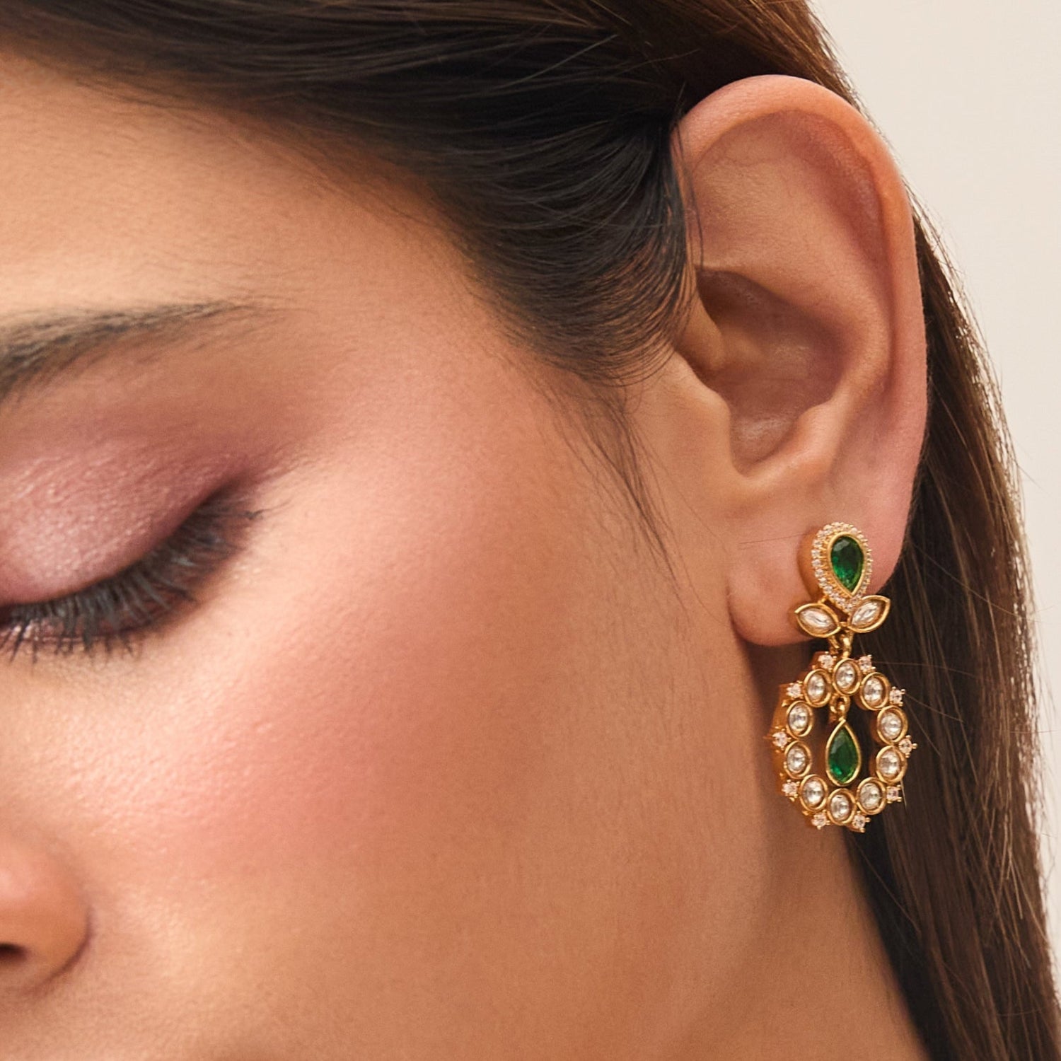 Lush Kundan Earrings