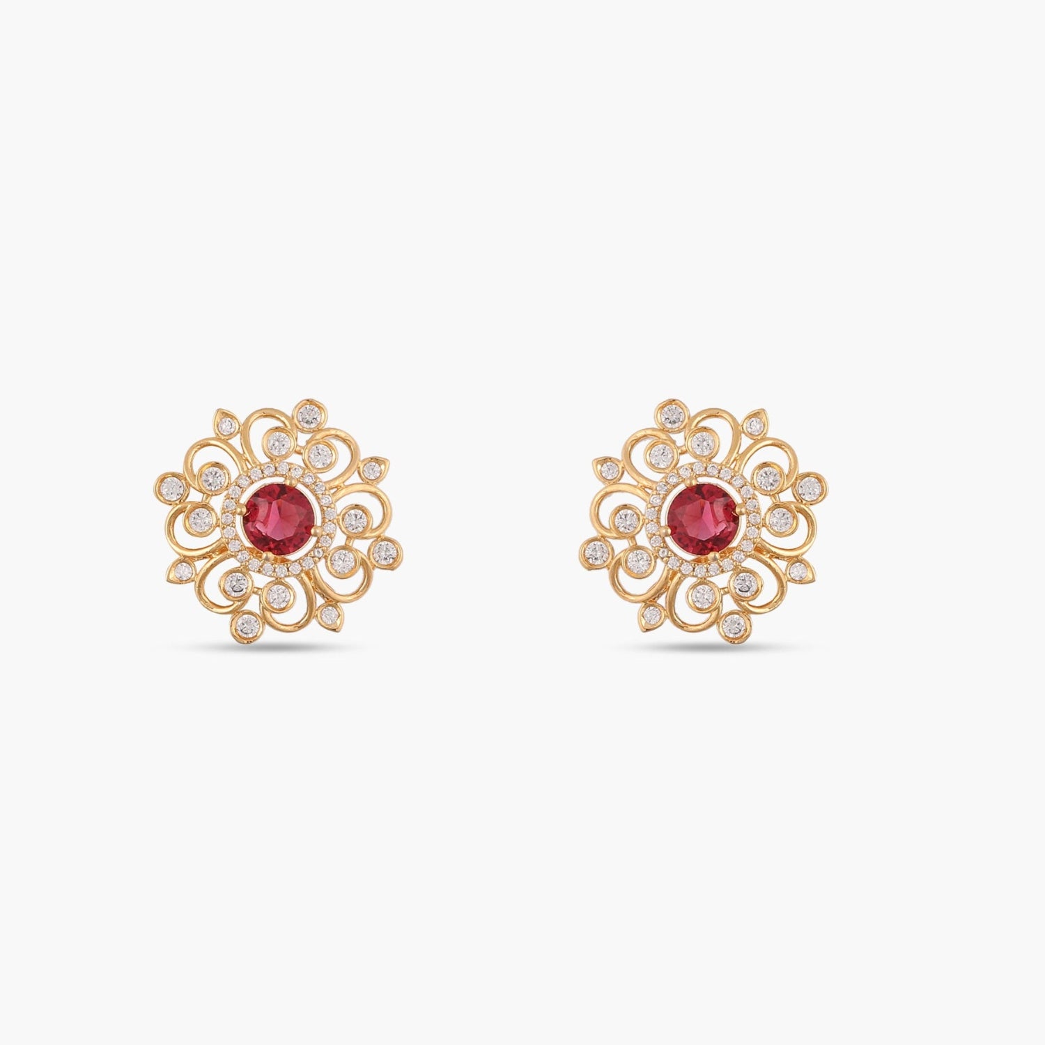 Kavisha Nakshatra CZ Stud Earrings 