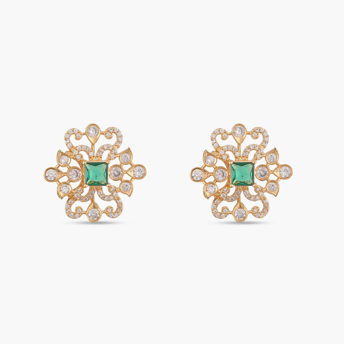 Vedika Nakshatra CZ Stud Earrings