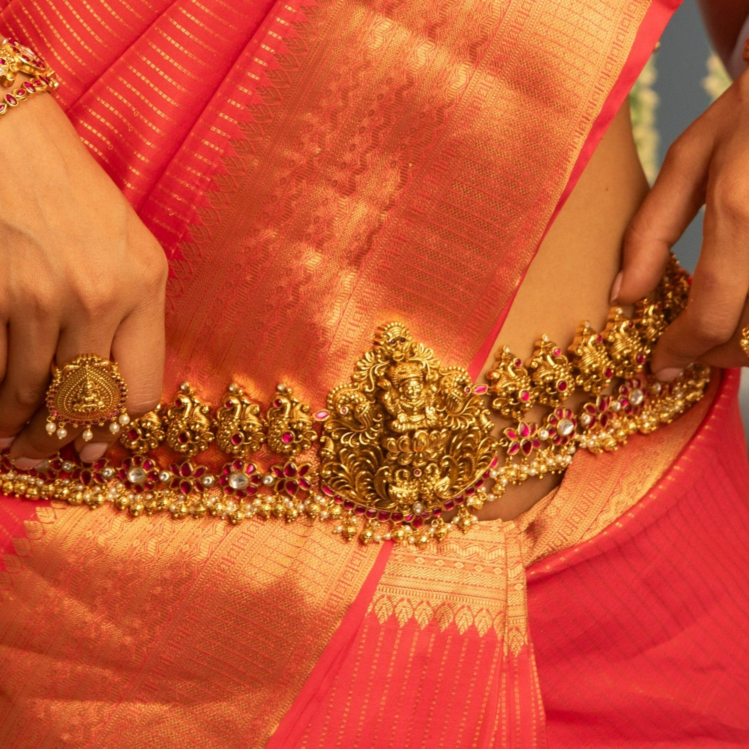 Buy Tarinika's Ram Parivar Antique Waist Belt