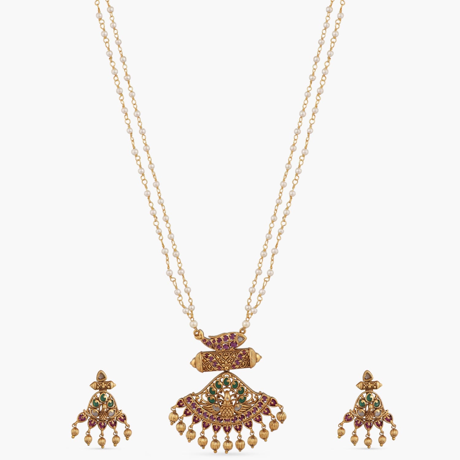 TARINIKA Bhavini Antique Pendant Set