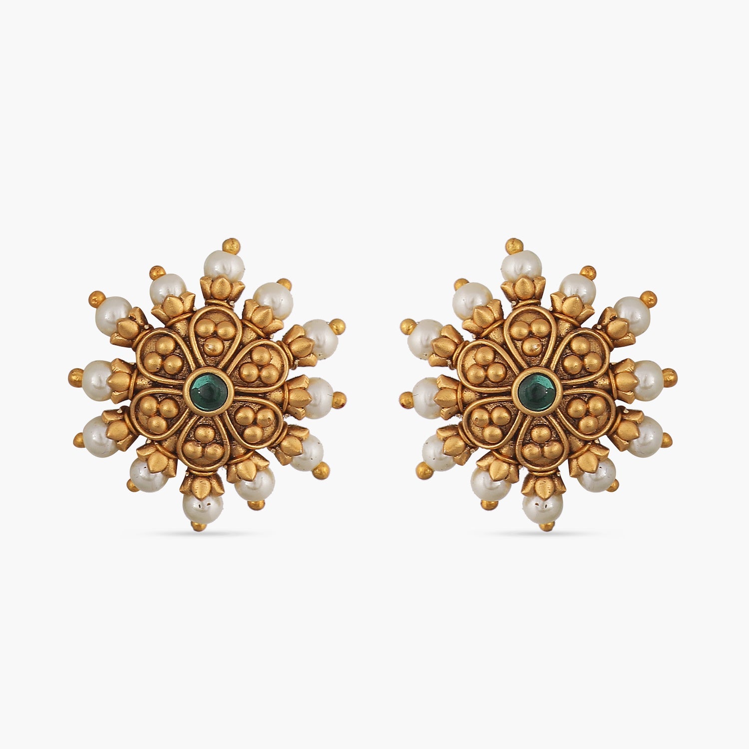 Sofia Pearl Antique Earrings 