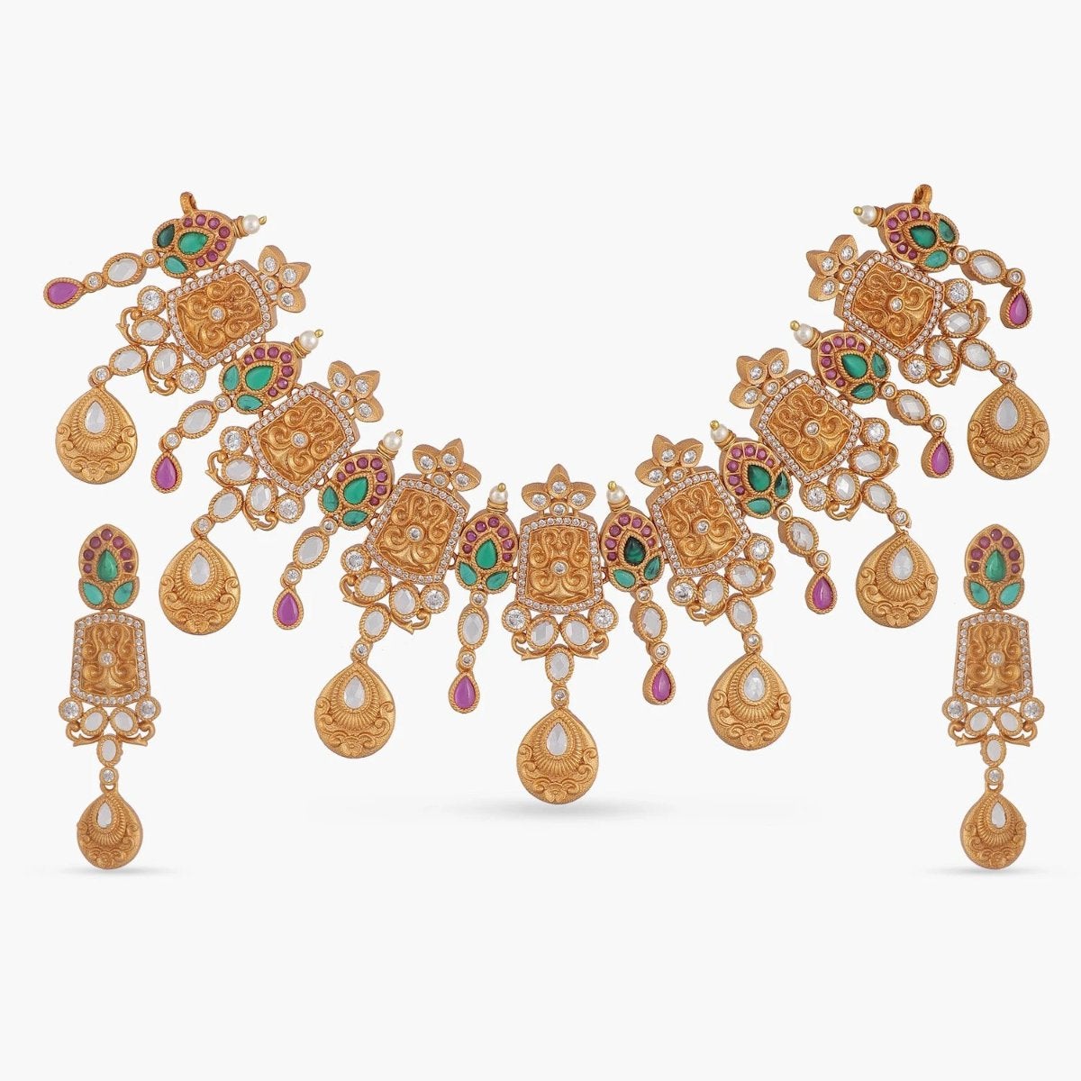 Miraya Antique Necklace Set