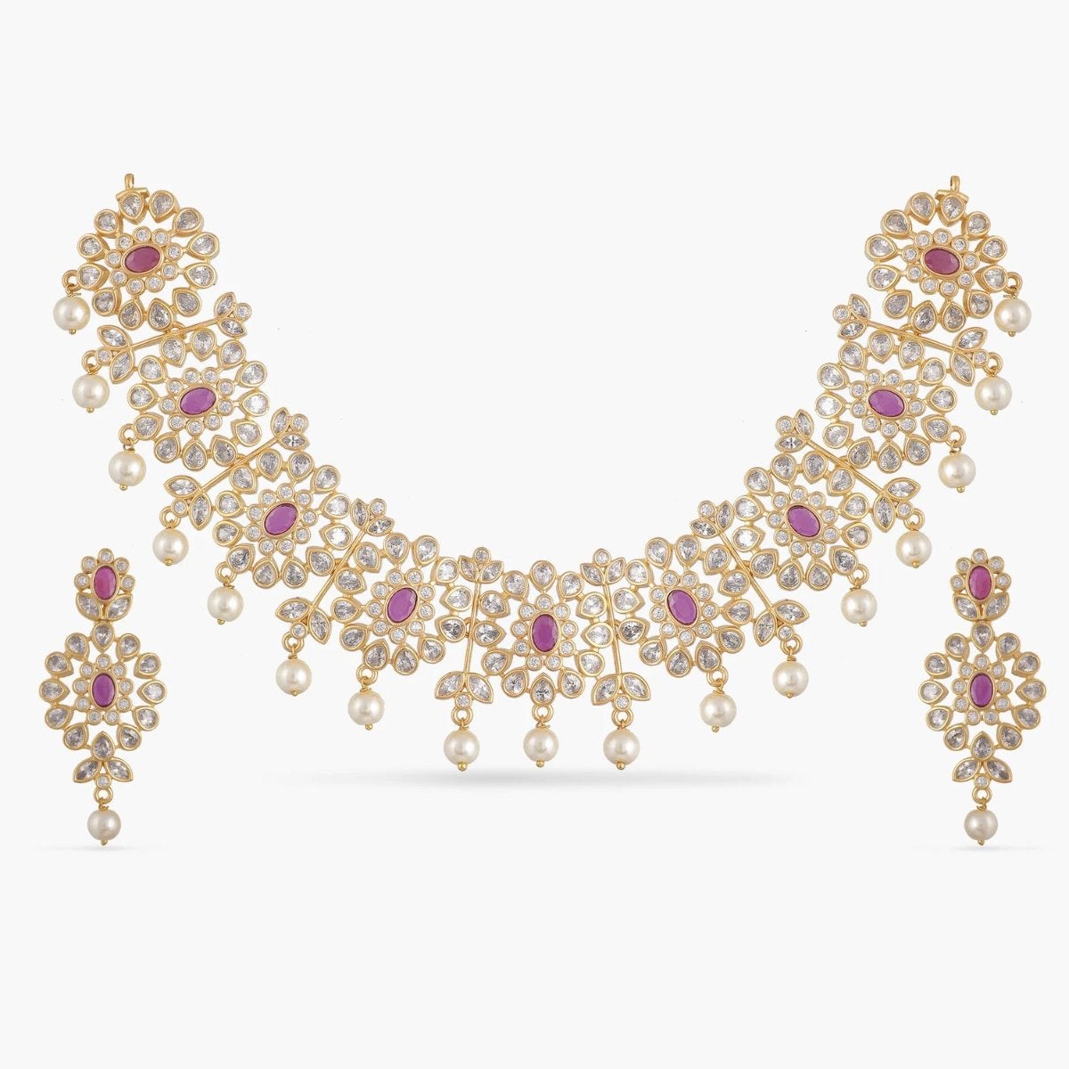 Siona Nakshatra CZ Necklace Set