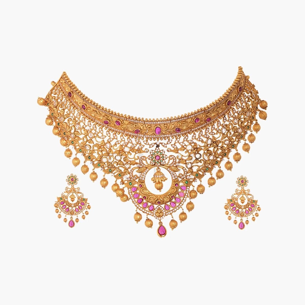 Meera Antique Long Necklace Set