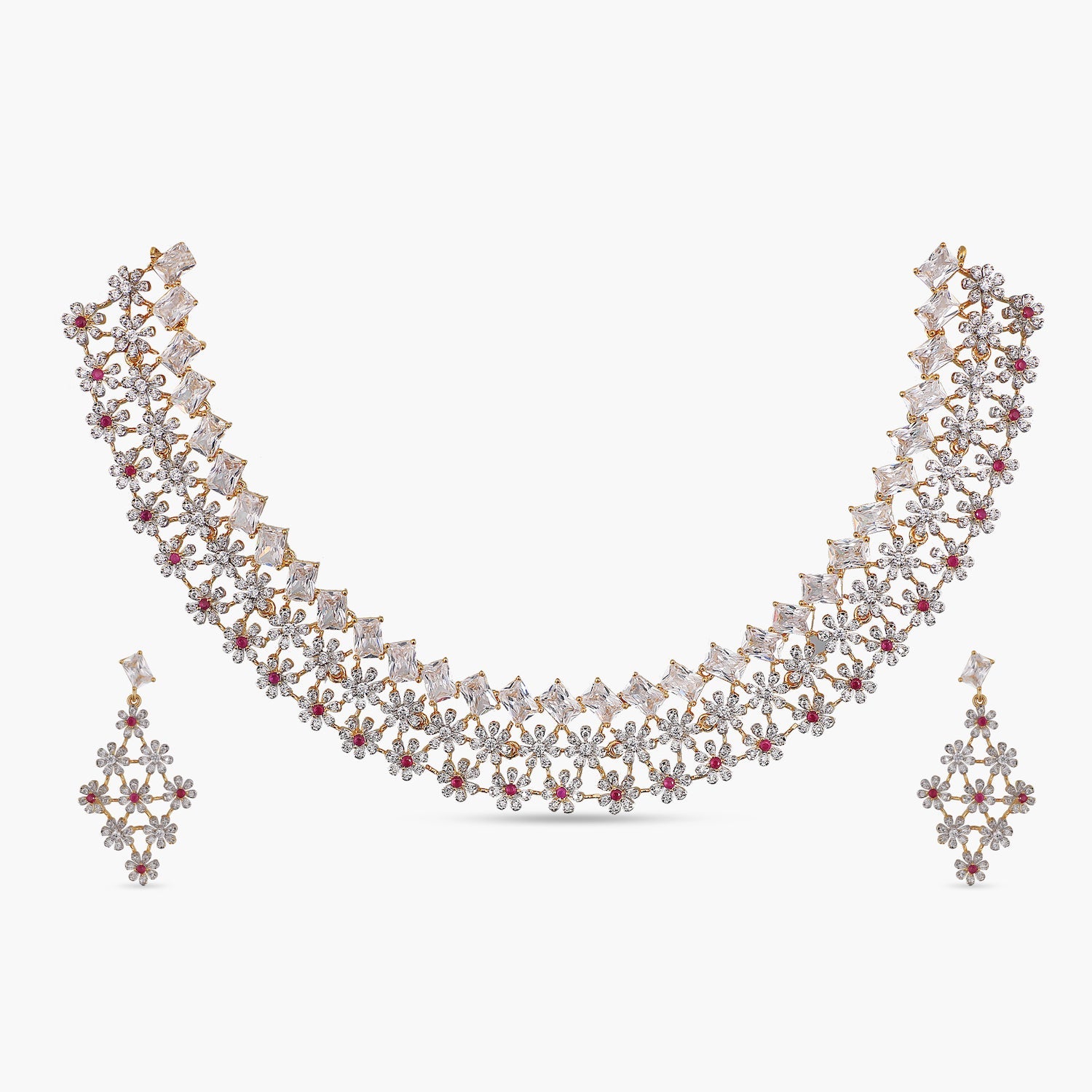 Everly Nakshatra CZ Necklace Set