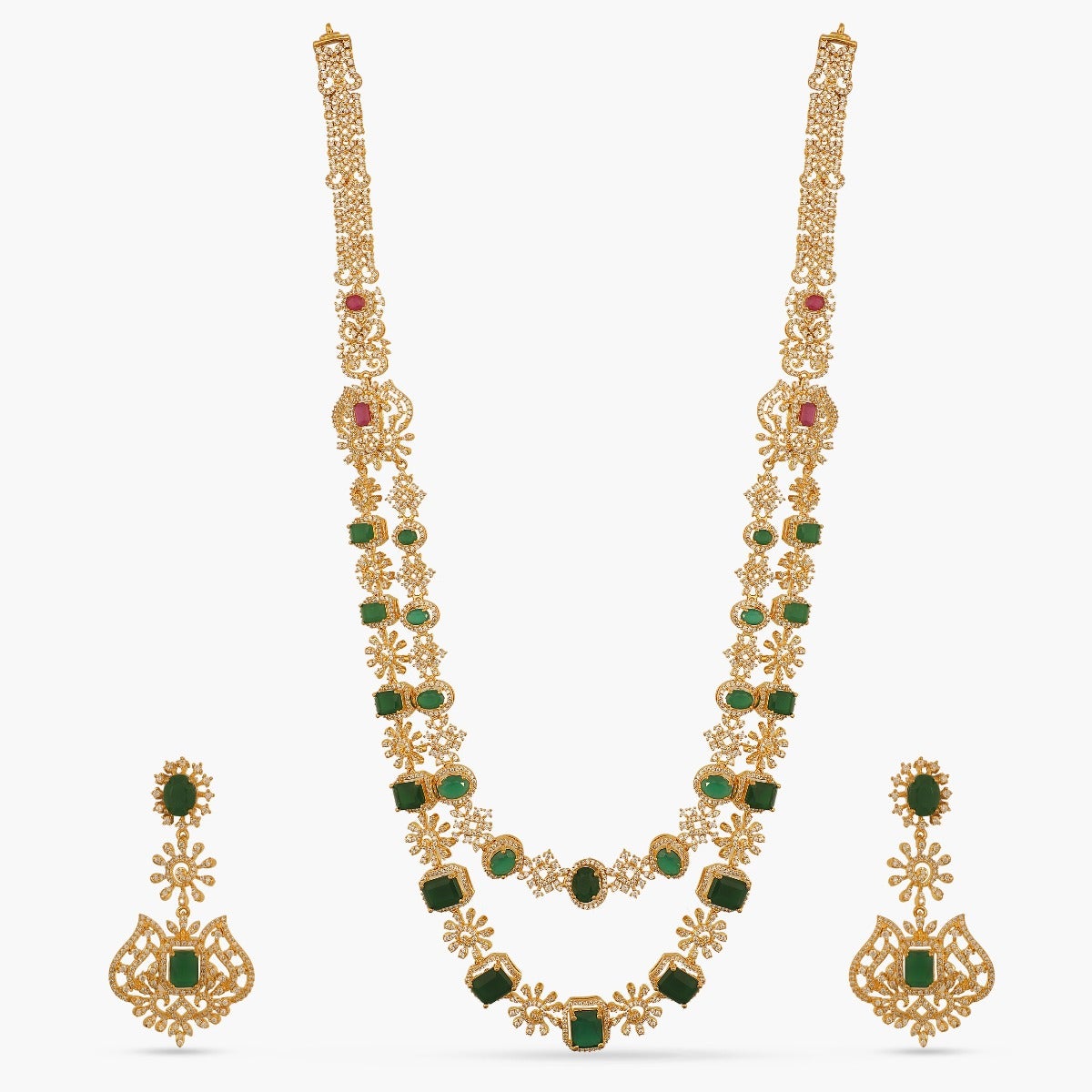 Buy Brija Antique Long Necklace Set