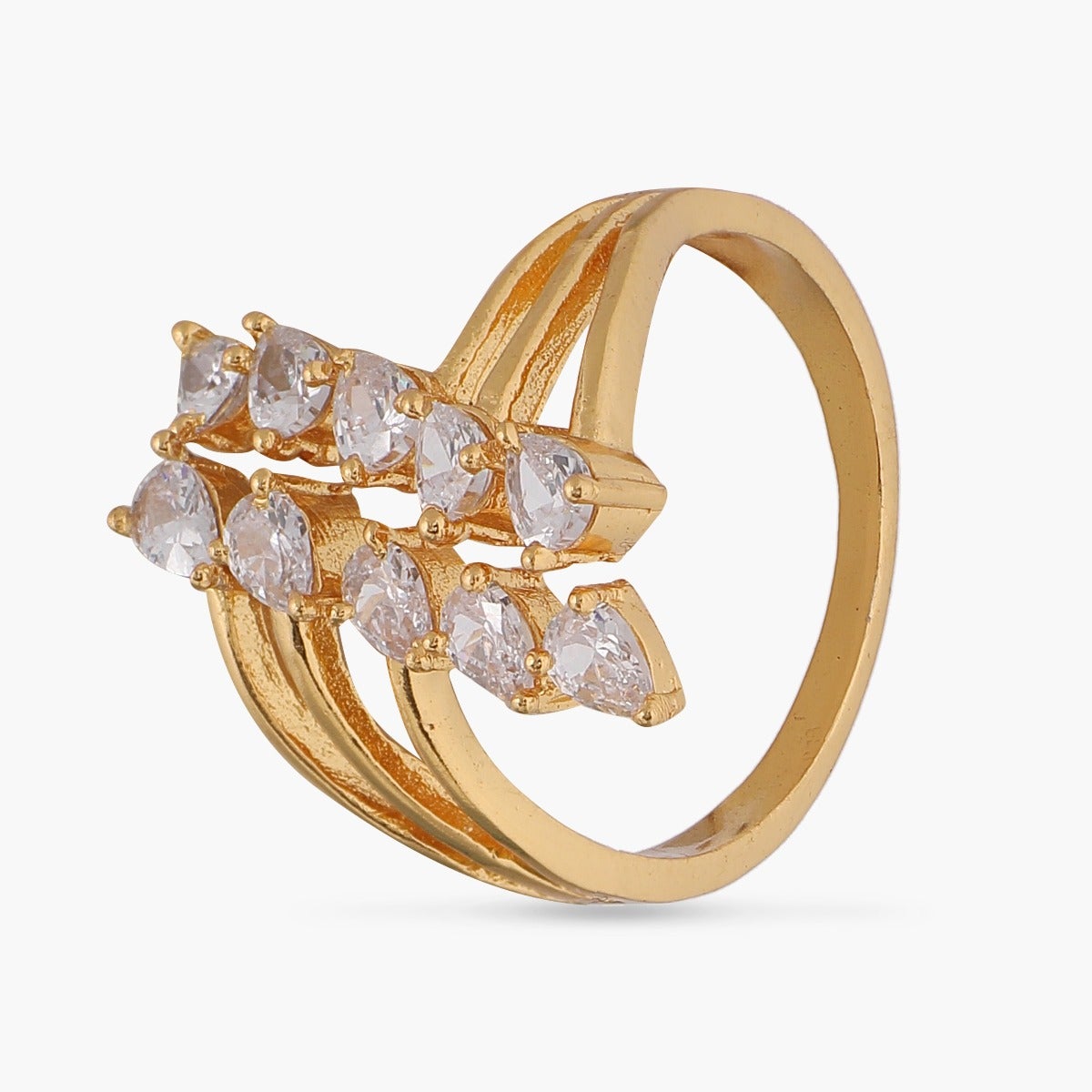 Delicate Multi-Color 22k Gold Ring – Andaaz Jewelers