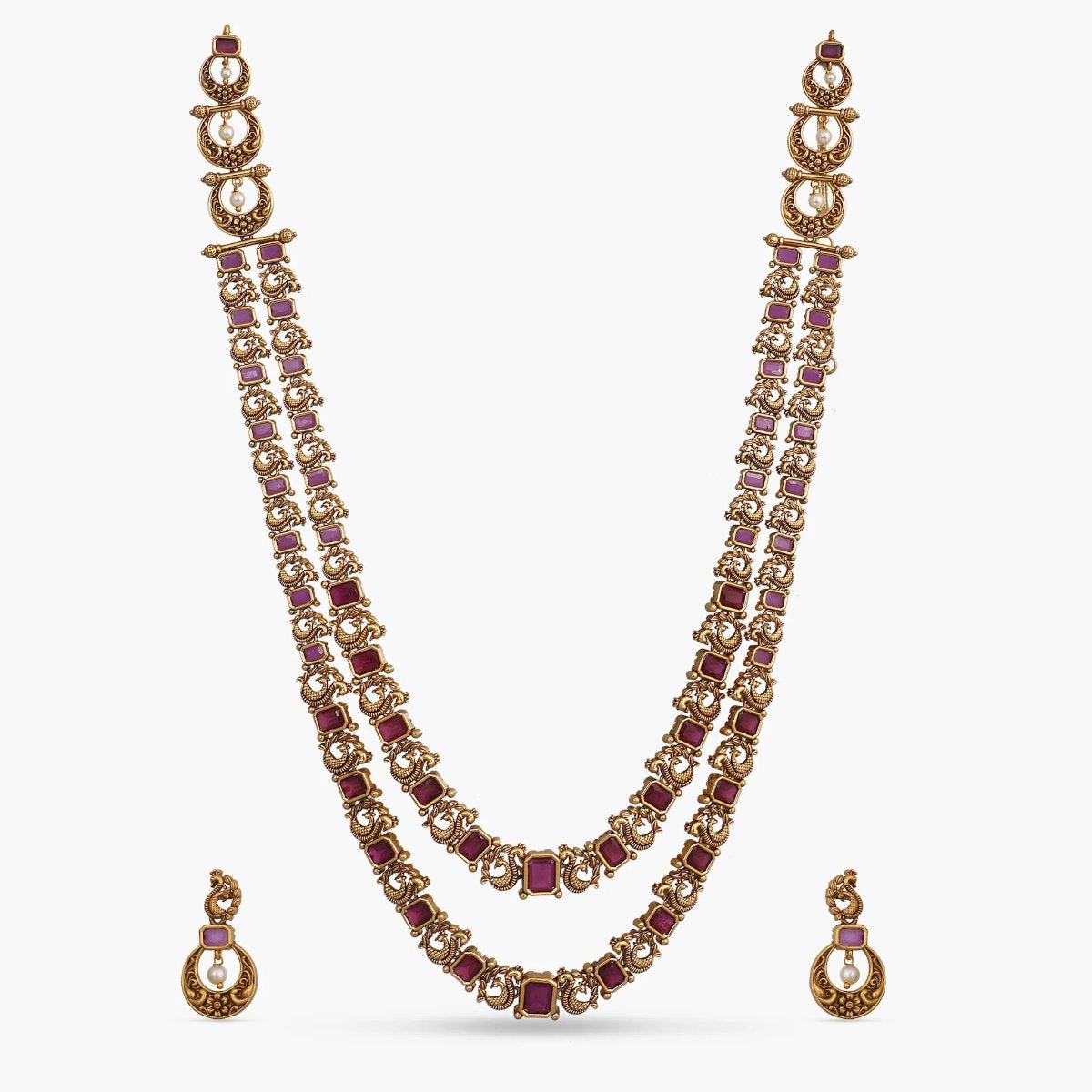 Hemani Antique Long Necklace Set